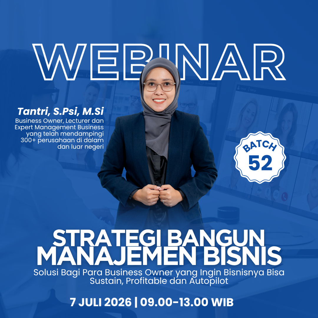 Webinar Strategi Bangun Manajemen Bisnis - BATCH 52