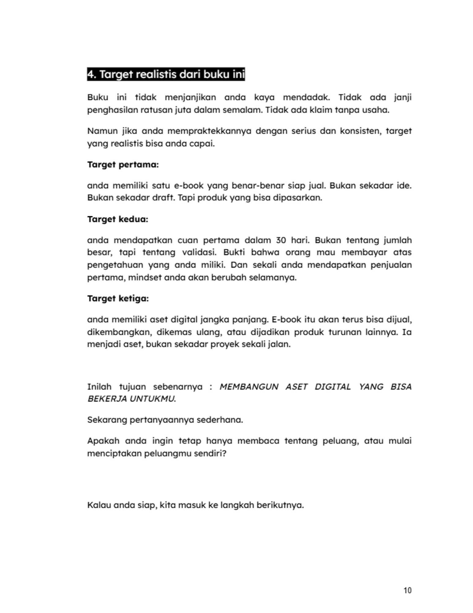 Dari Nol Jadi Cuan - Panduan Praktis Passive Income dari rumah lewat bisnis E-Book