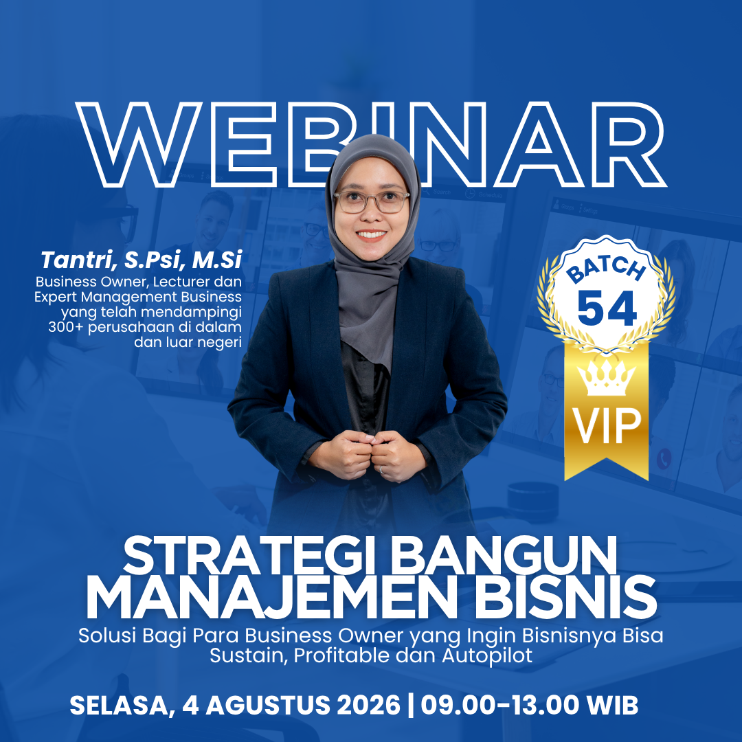 Webinar Strategi Bangun Manajemen Bisnis - BATCH 54 - VIP