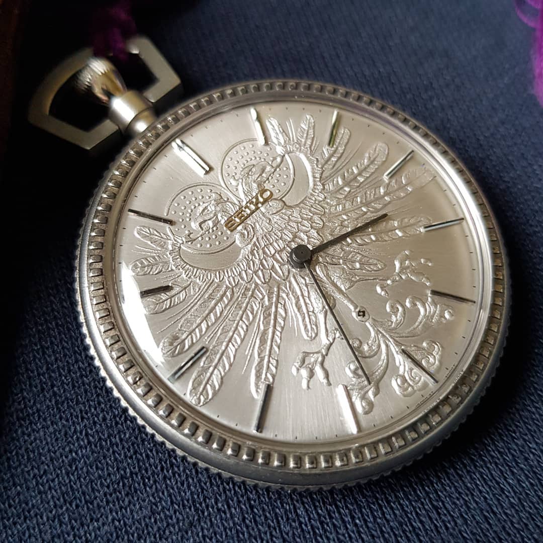 Pocket Watch Seiko Dentsu