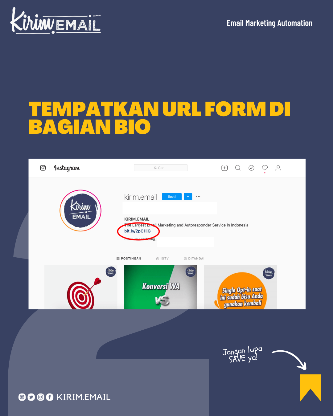 Cara Optimasi Email Marketing Dengan Instagram