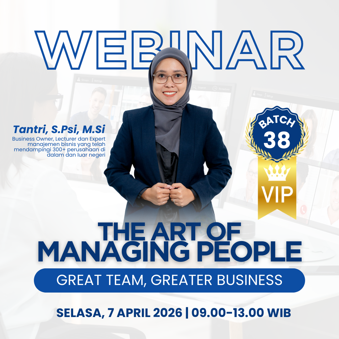 Webinar The Art of Managing People: Great Team, Greater Business - BATCH 38 - VIP