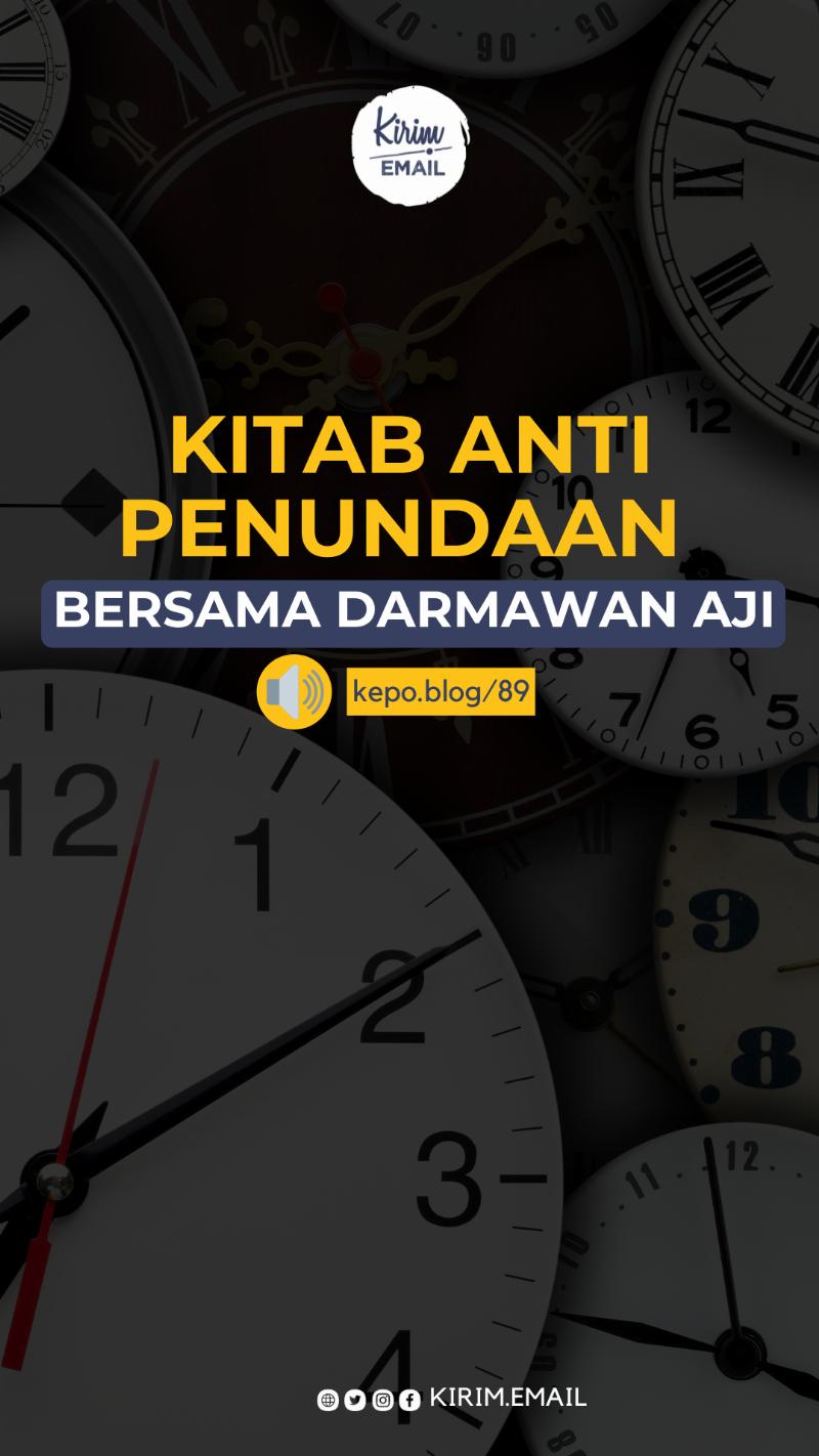 Kitab Anti Penundaan Bersama Darmawan Aji 