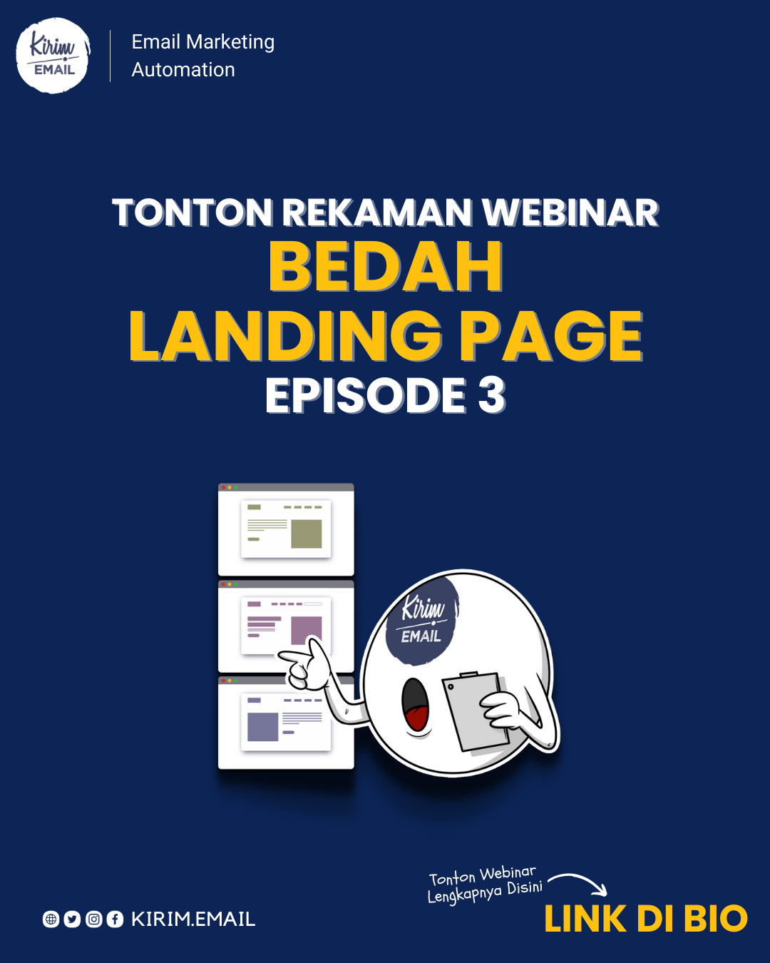 Tonton Rekaman Bedah Landing Page