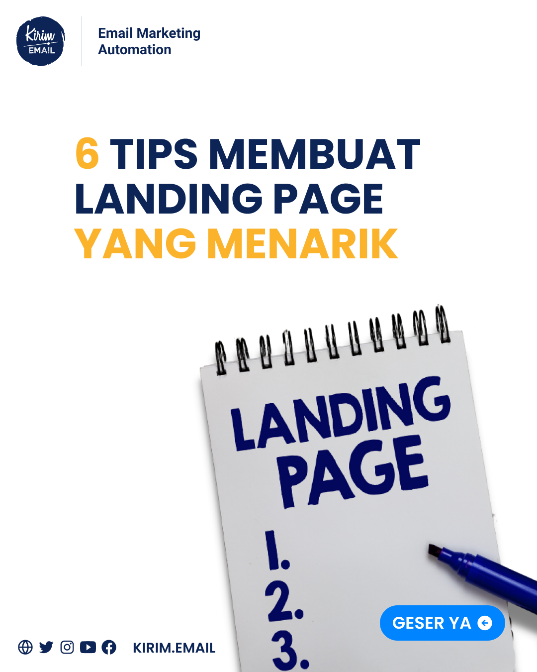 6 Tips Membuat Landing Page Yang Menarik