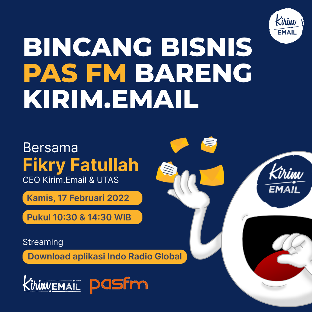 Bincang Bisnis PAS FM Bersama KIRIM.EMAIL