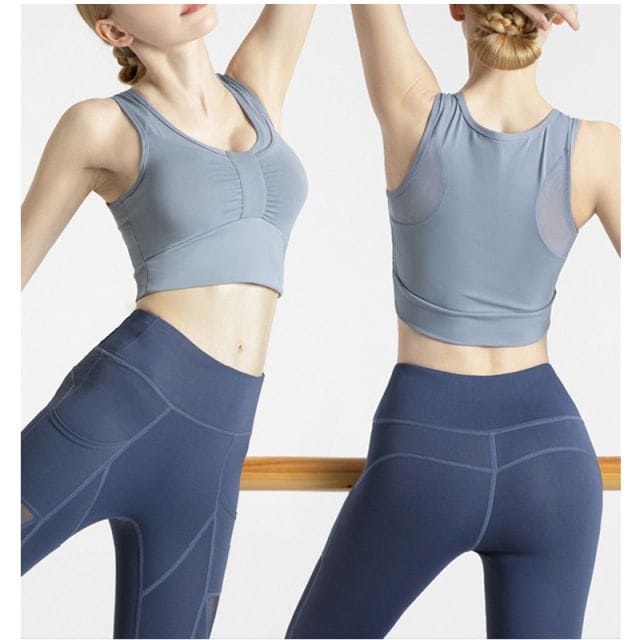 Nama Produk: Setelan Pakaian Olahraga Wanita Yoga / Zumba / Olahraga S/M
