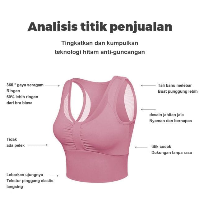 Nama Produk: Setelan Pakaian Olahraga Wanita Yoga / Zumba / Olahraga S/M