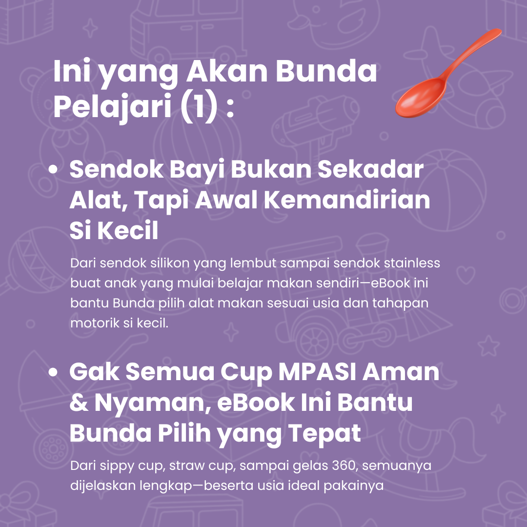 9 Alat Makan MPASI Rekomendasi Dokter!