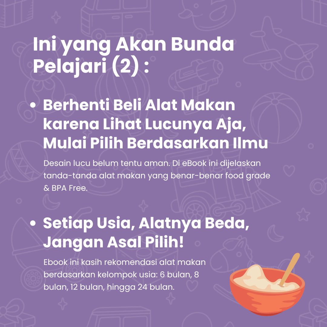 9 Alat Makan MPASI Rekomendasi Dokter!