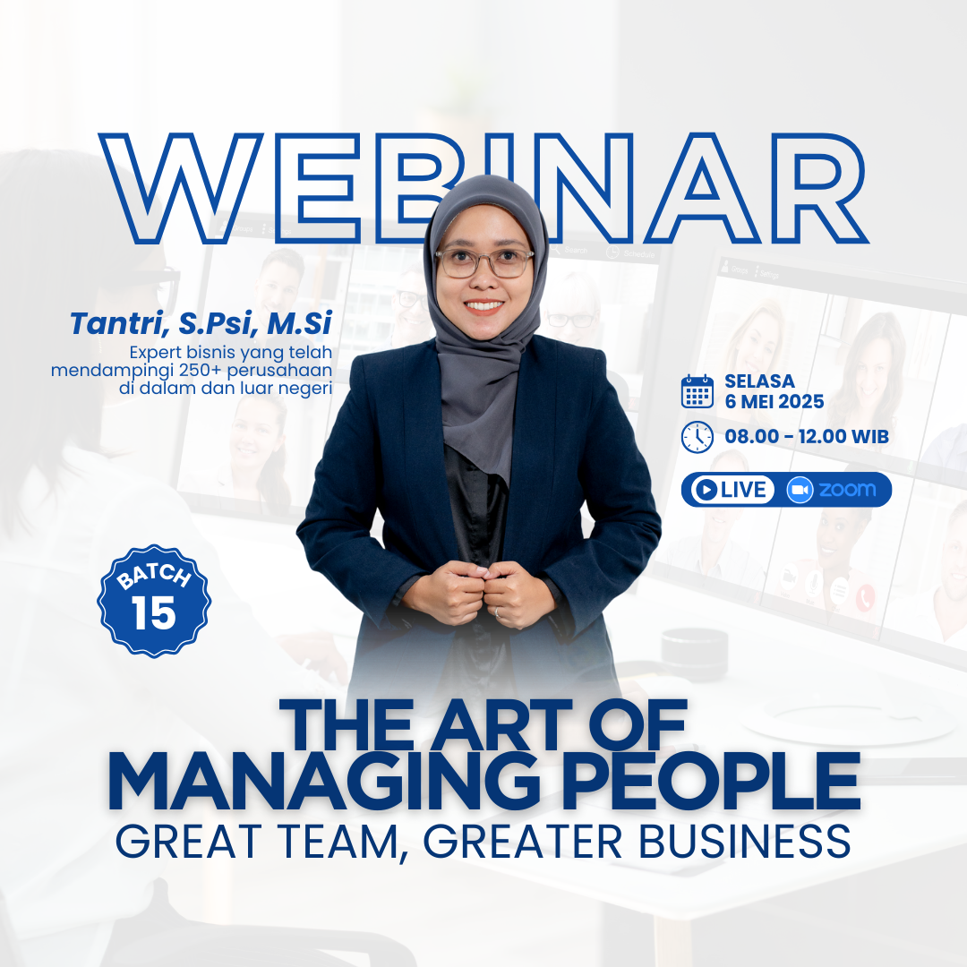 Webinar The Art of Managing People: Great Team, Greater Business - BATCH 15
