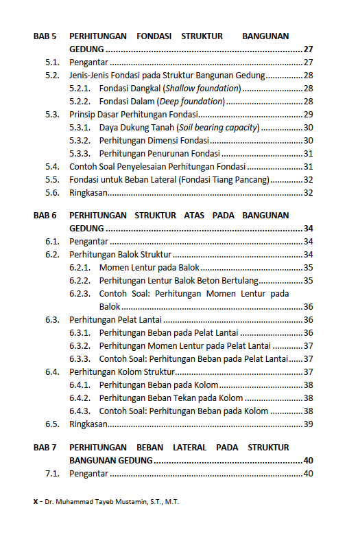 Buku Perhitungan Struktural Pada Gedung Bertingkat