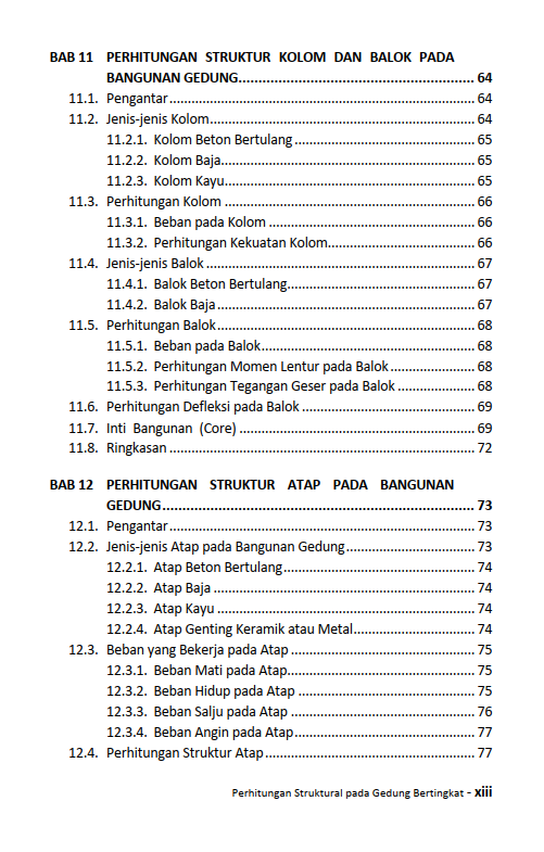 Buku Perhitungan Struktural Pada Gedung Bertingkat