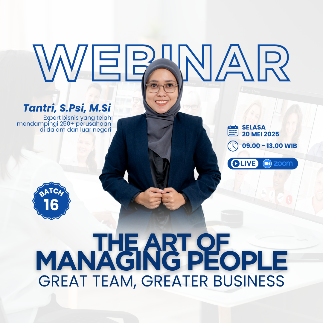 Webinar The Art of Managing People: Great Team, Greater Business - BATCH 16