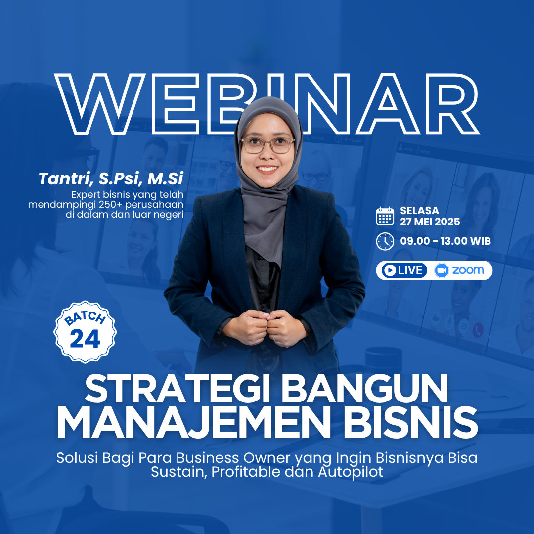 Webinar Strategi Bangun Manajemen Bisnis - BATCH 24
