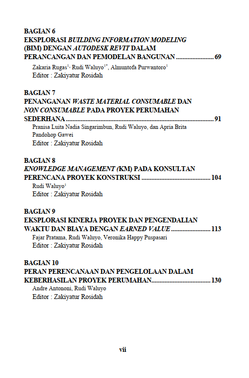 Buku Inovasi dan Praktik Terbaik dalam Konstruksi Bangunan: Dari Perencanaan Hingga Implementasi