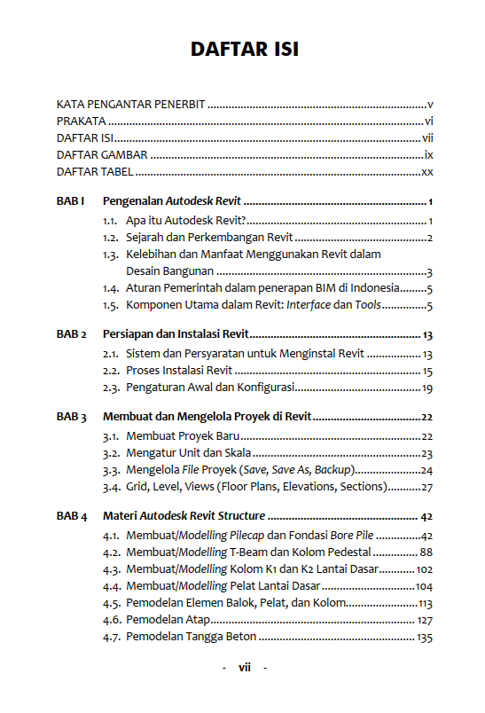Buku Panduan Praktis Software BIM Autodesk Revit Structure