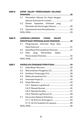 Buku Drainase Perkotaan
