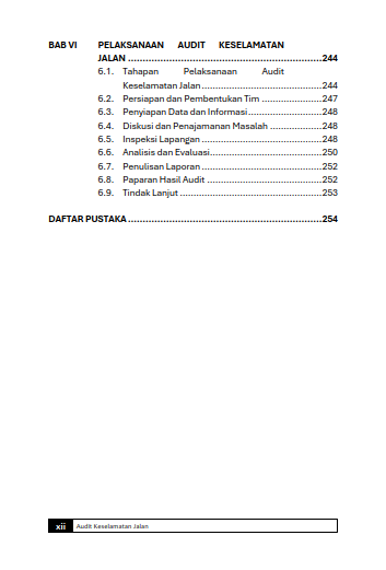 Buku Audit Keselamatan Jalan