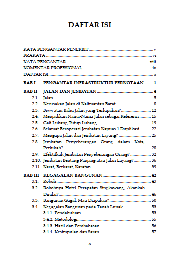 Buku Permasalahan Infrastruktur Teknik Sipil Perkotaan