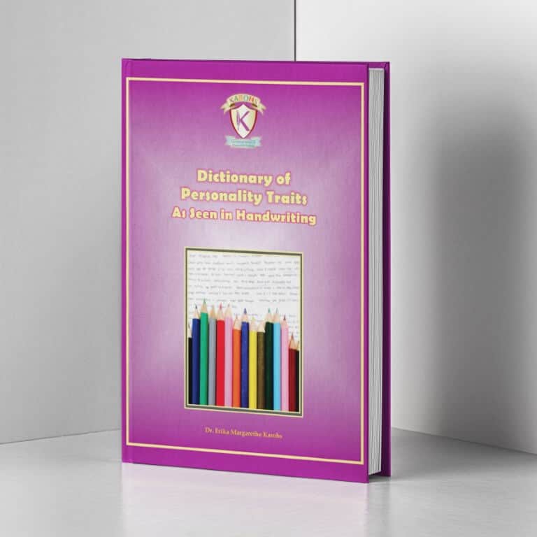 Dictionary of Personality Traits As Seen in Handwriting