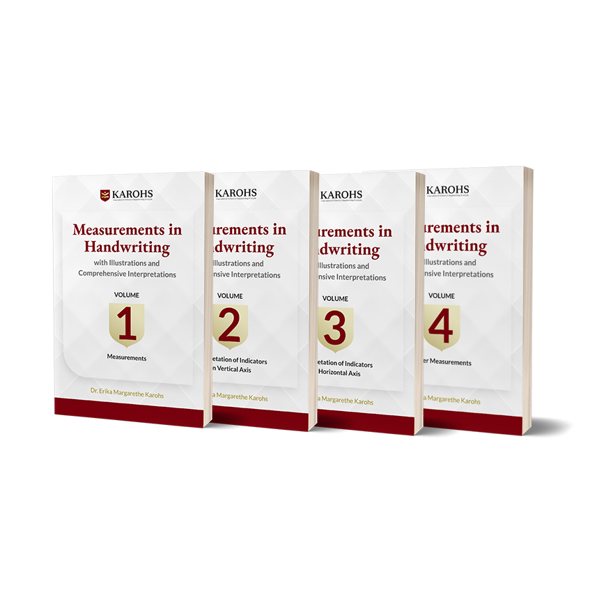 Measurements in Handwriting With Comprehensive Descriptions (4 vol set)