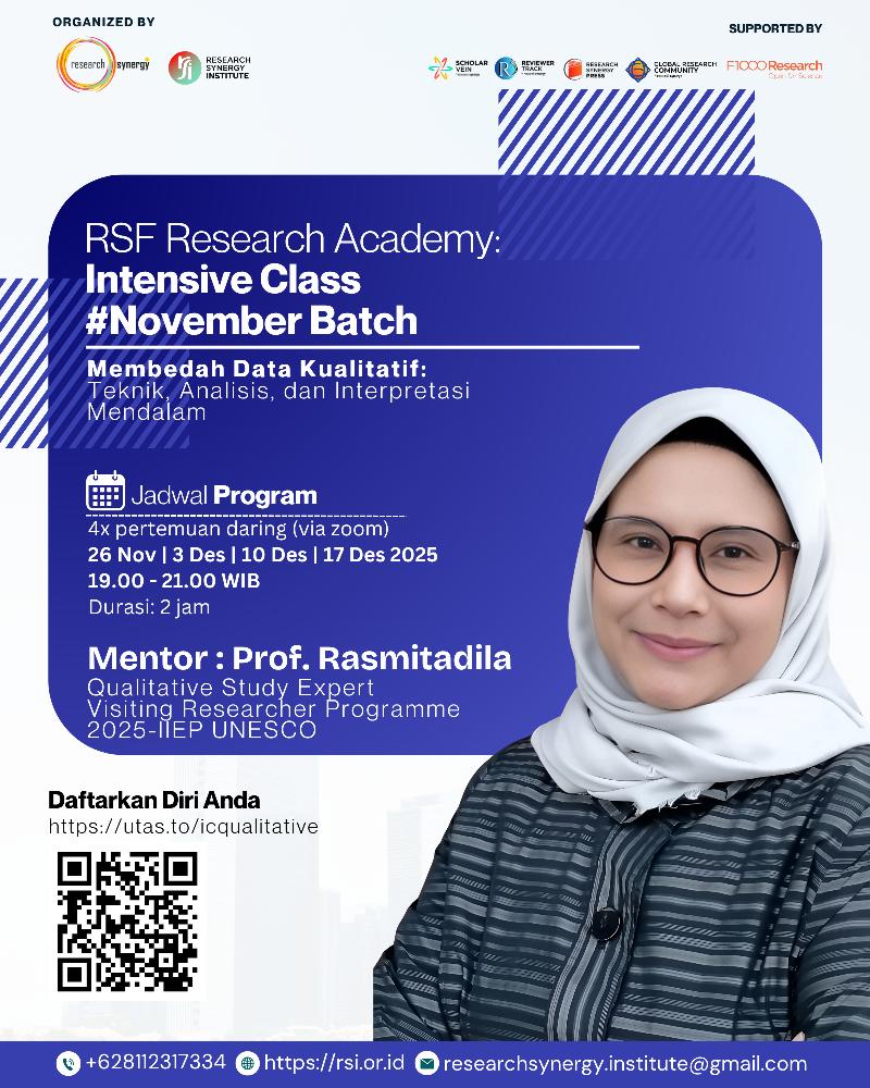 Intensive Class Membedah Data Kualitatif: Teknik, Analisis, dan Interpretasi Mendalam
