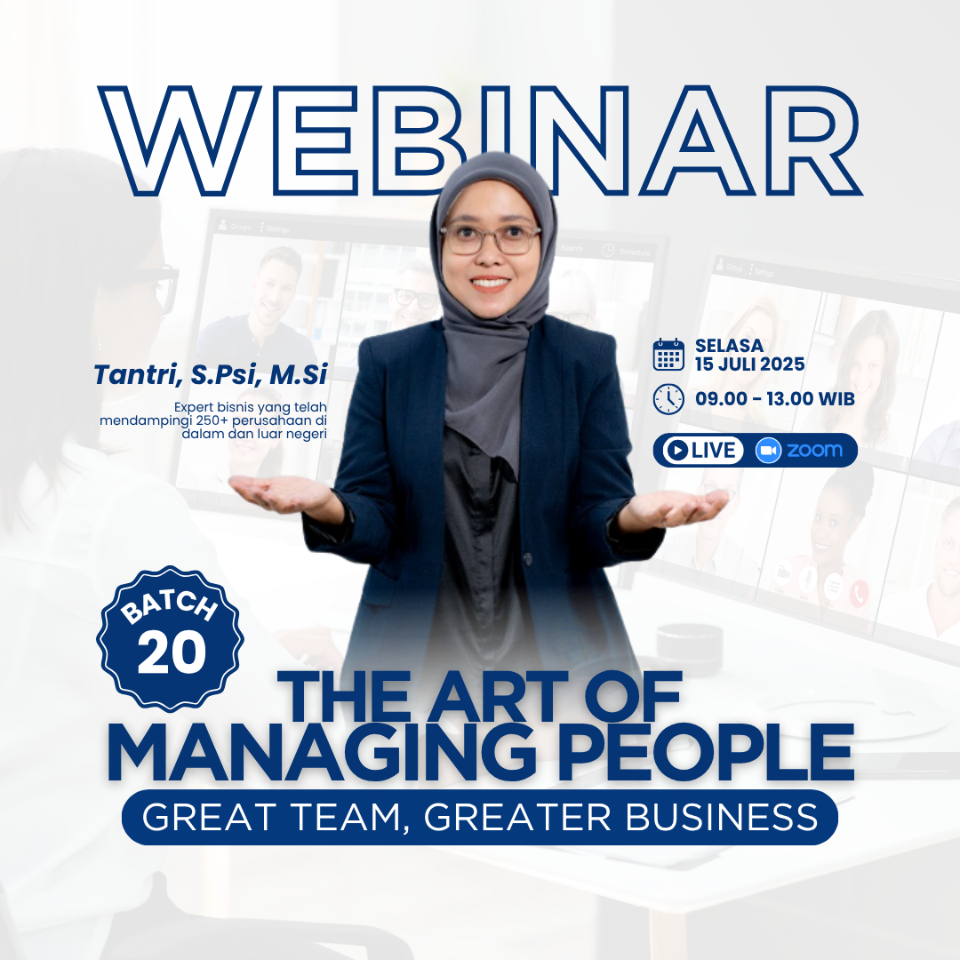 Webinar The Art of Managing People: Great Team, Greater Business - BATCH 20