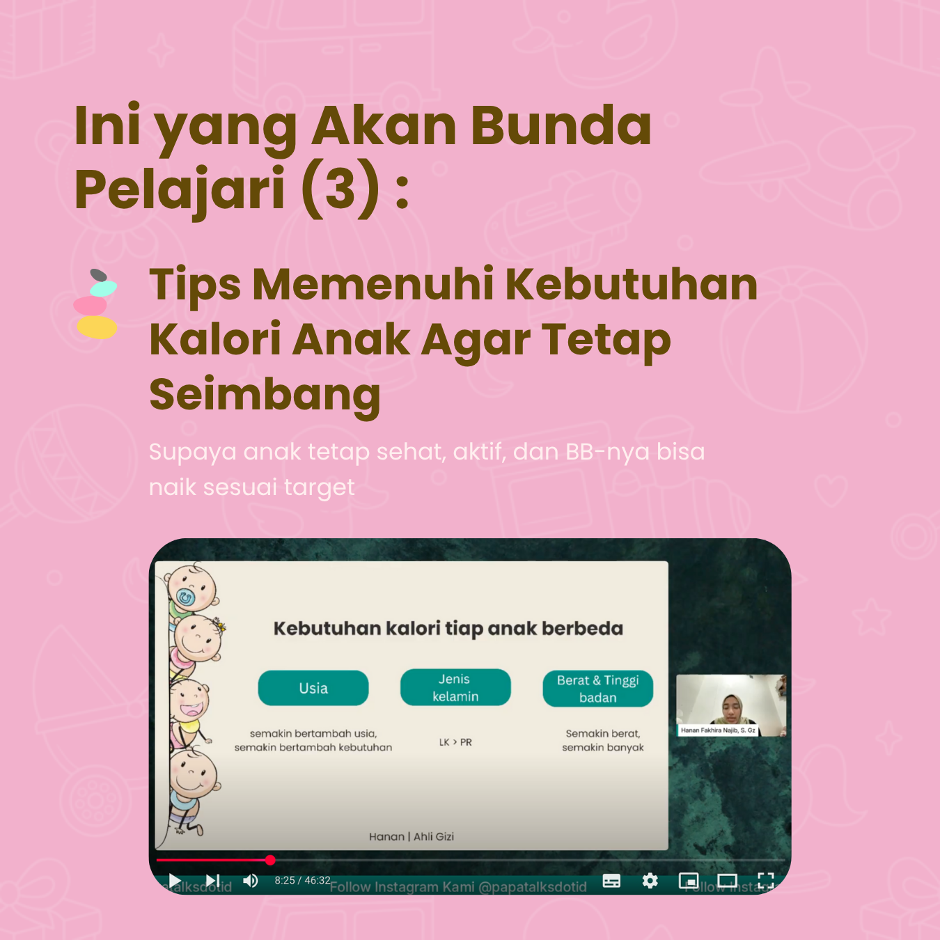 1 Rumus Dasar untuk Pahami 3 Nutrisi Penting