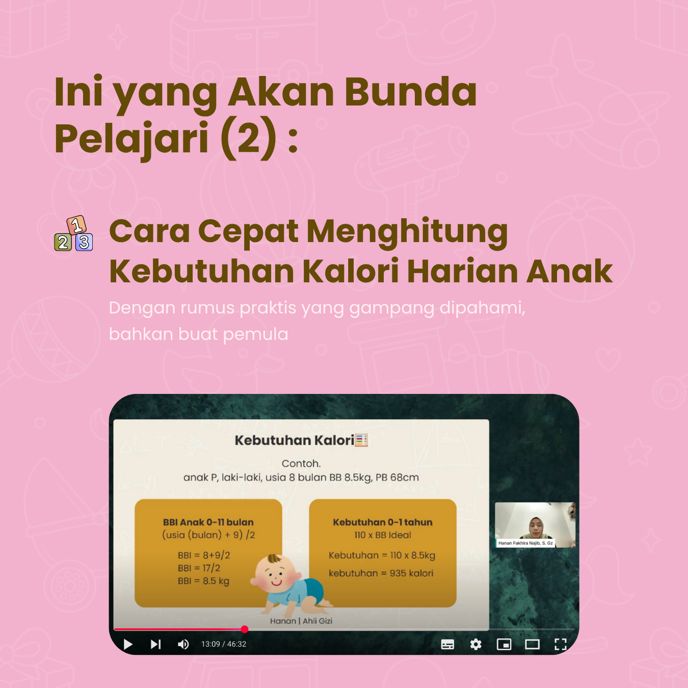 1 Rumus Dasar untuk Pahami 3 Nutrisi Penting