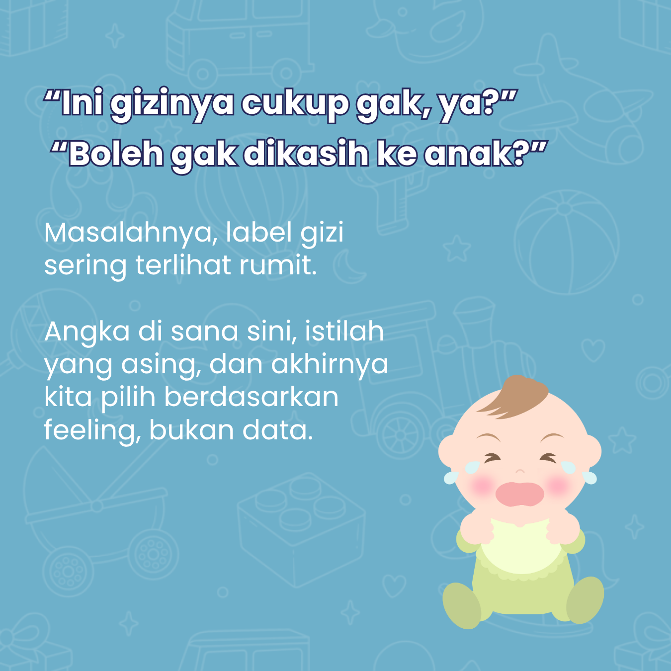 2 Langkah Penting Baca Gizi Makanan Anak