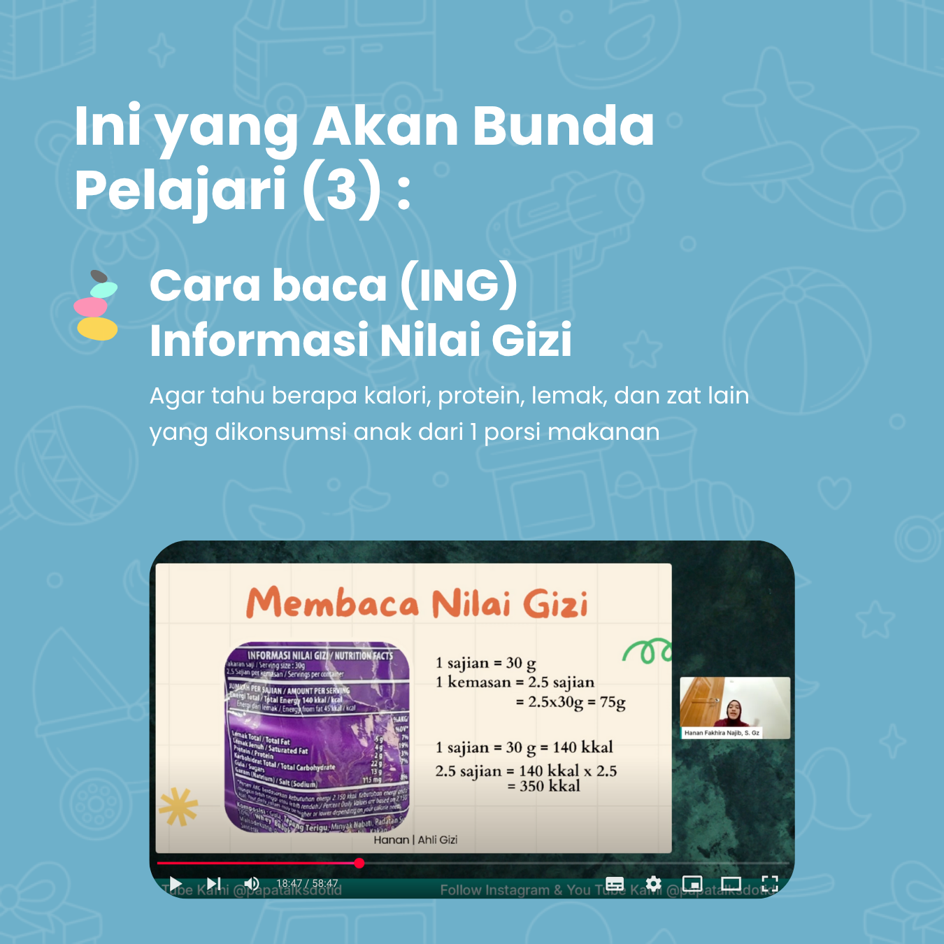 2 Langkah Penting Baca Gizi Makanan Anak