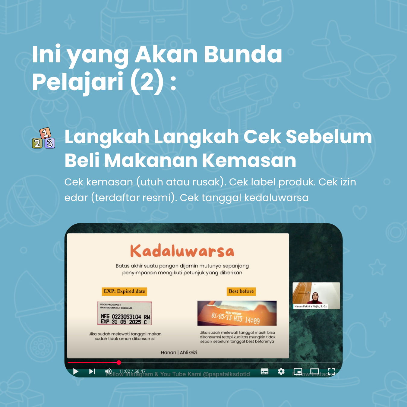 2 Langkah Penting Baca Gizi Makanan Anak