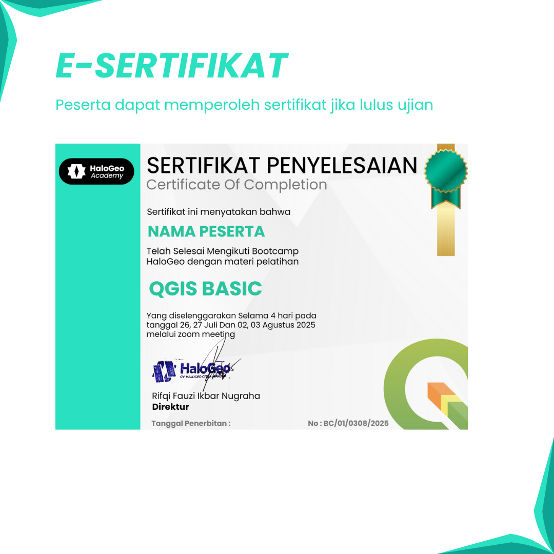 [DIGITAL PRODUCT] Bootcamp QGIS Basic