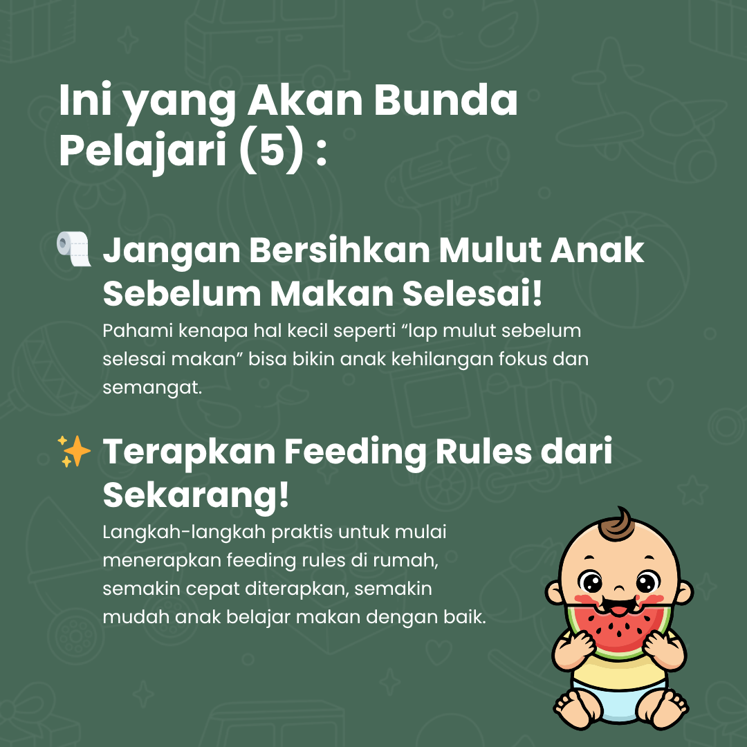 Feeding Rules for Happy Tummy 