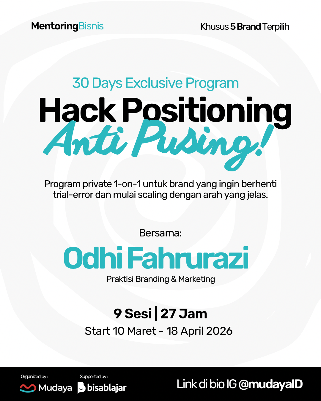 HACK POSITIONING ANTI PUSING | PRIVATE MENTORING EXCLUSIVE PROGRAM