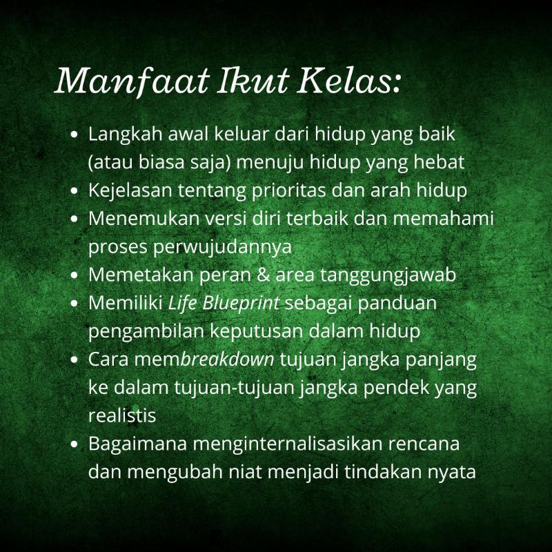 Kelas Mendesain Hidup
