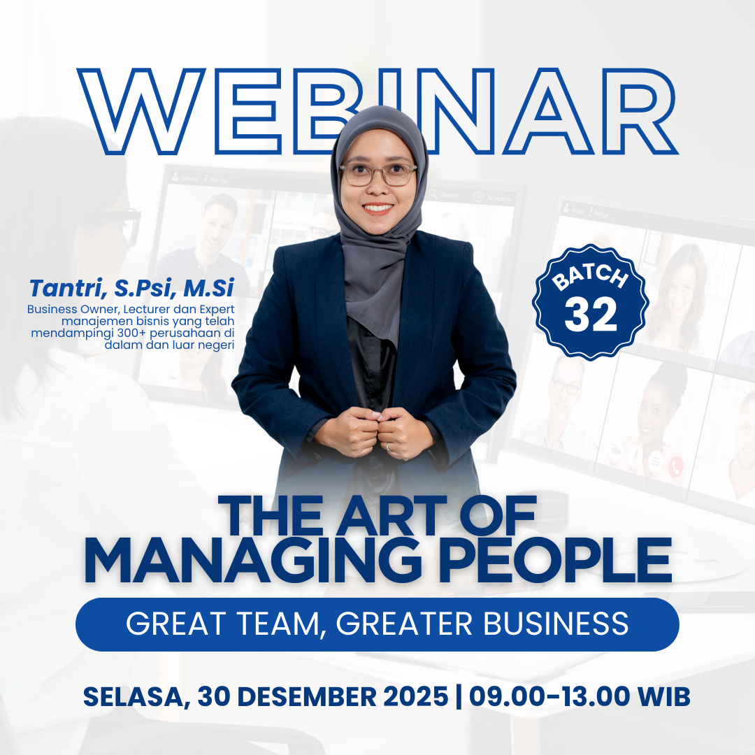Webinar The Art of Managing People: Great Team, Greater Business - BATCH 32