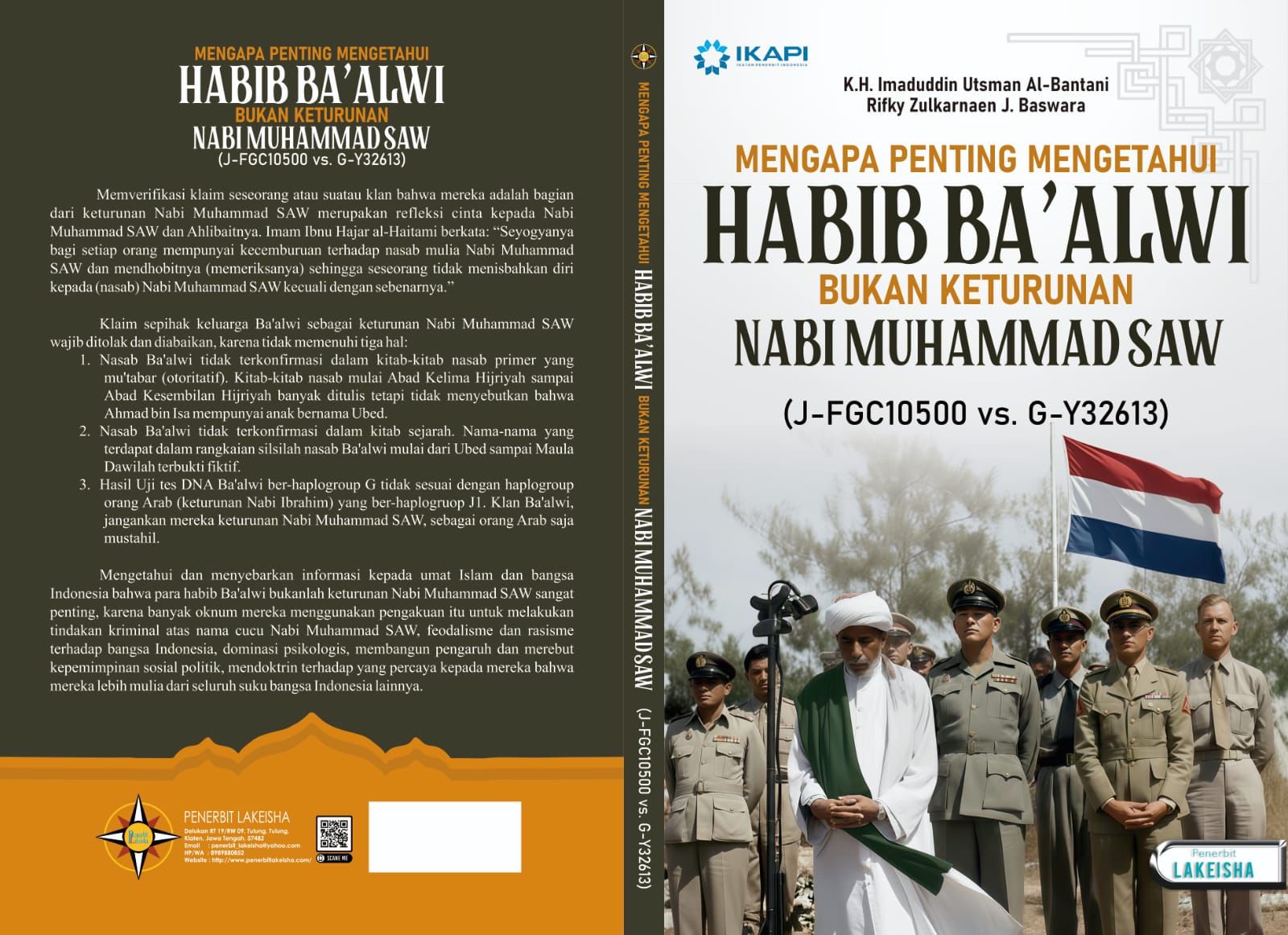 BUKU CETAK “Mengapa Penting Mengetahui Habaib Ba'alwi Bukan Keturunan Nabi Muhammad SAW (J-FGC10500 vs. G-Y32613)”