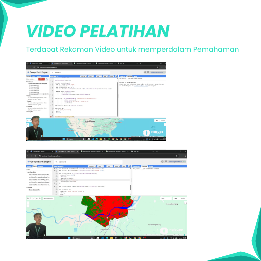 [DIGITAL PRODUCT] Bootcamp Google Earth Engine Basic 