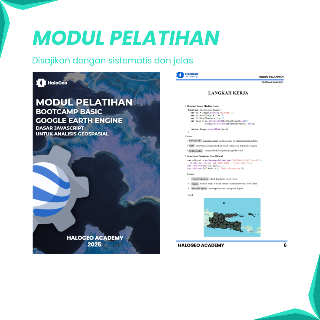[DIGITAL PRODUCT] Bootcamp Google Earth Engine Basic 