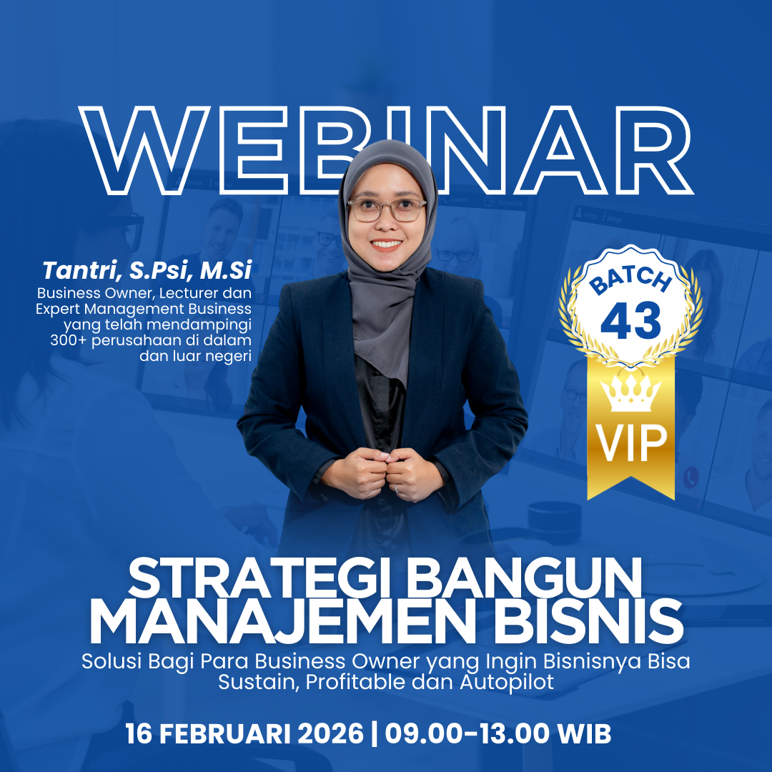 Webinar Strategi Bangun Manajemen Bisnis - BATCH 43 - VIP