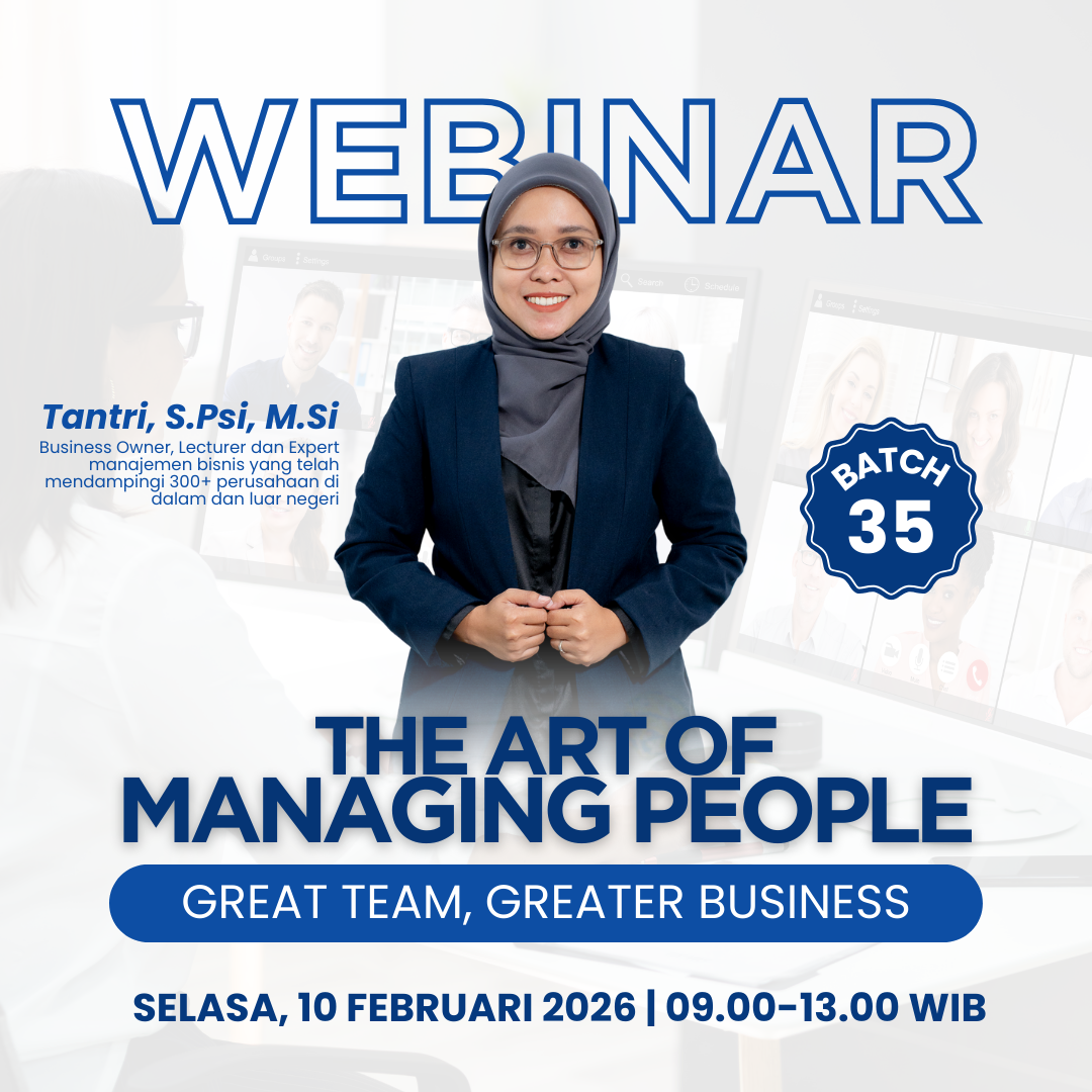 Webinar The Art of Managing People: Great Team, Greater Business - BATCH 35