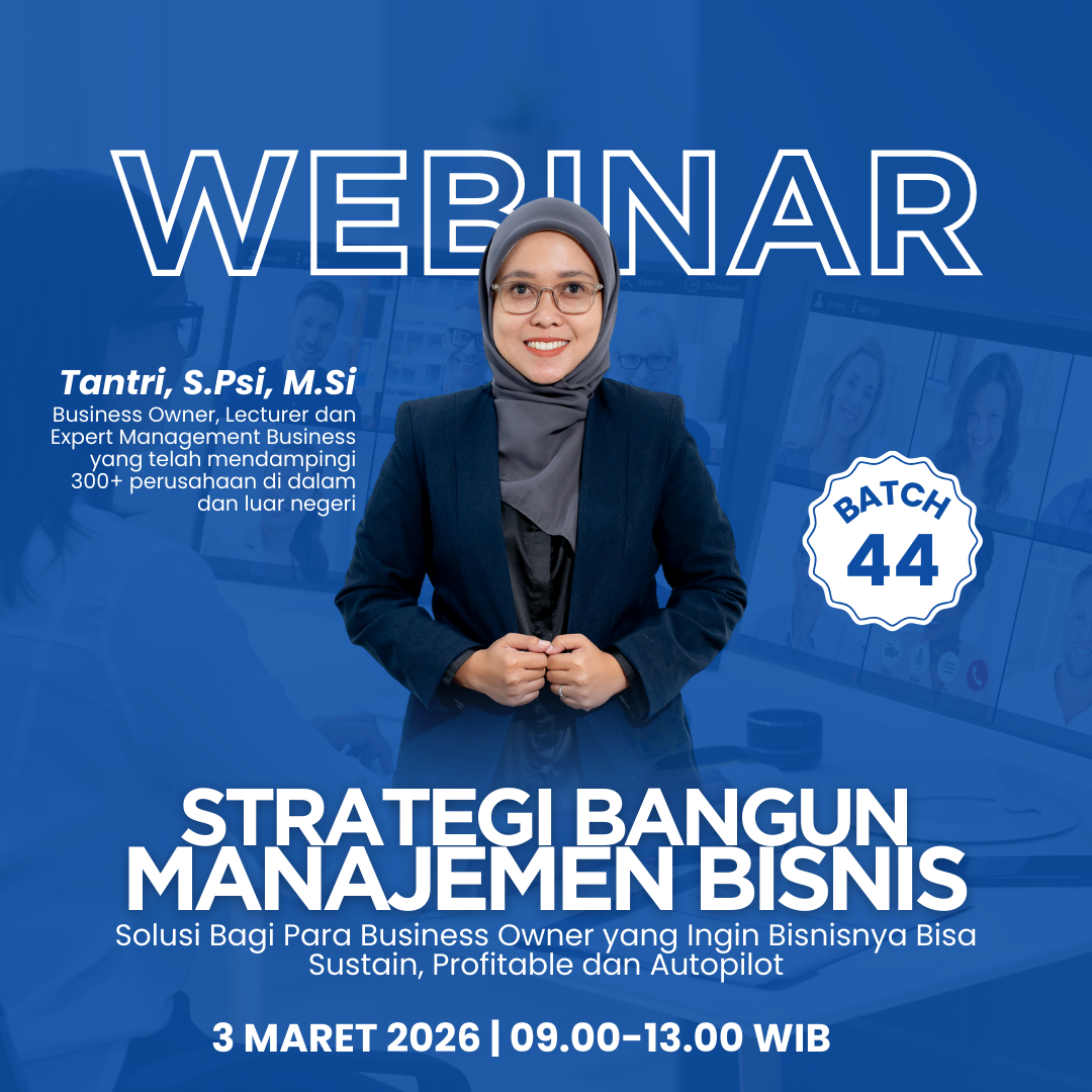 Webinar Strategi Bangun Manajemen Bisnis - BATCH 44