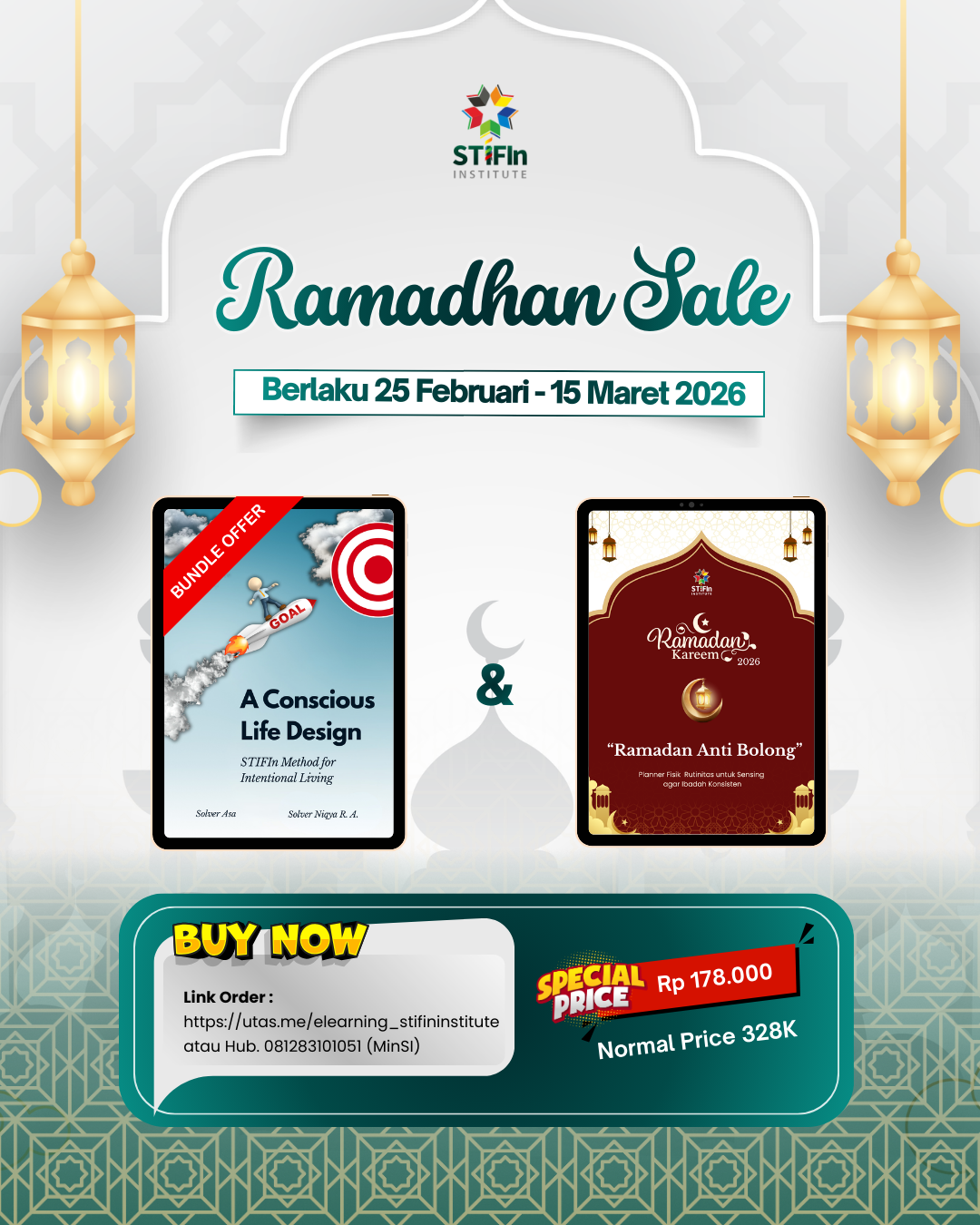🚀 A Conscious Life Design STIFIn Method for Intentional Living & Ramadhan Anti Bolong – Worksheet Planner Ibadah Konsisten untuk Sensing