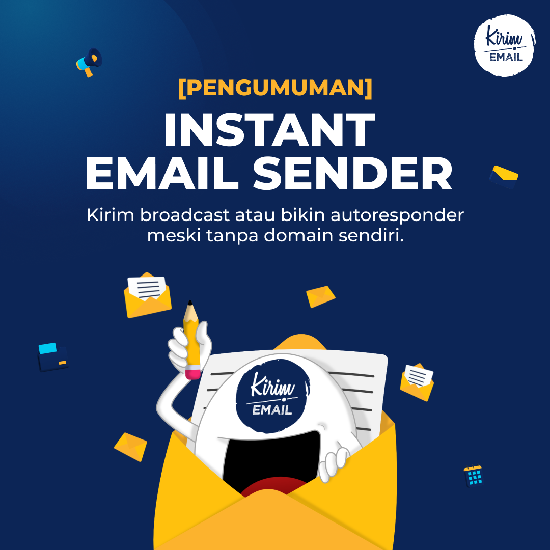 Fitur Baru! Instant Email Sender