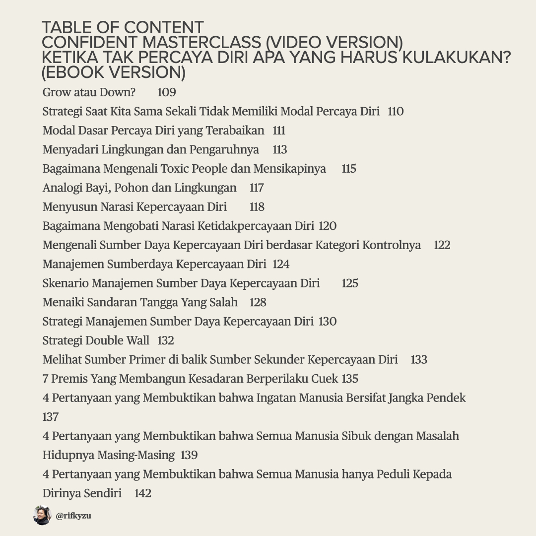 Membangun Kepercayaan Diri dan Harga Diri yang Asli & Mapan - Confident Masterclass (100+ Video Kursus Online)