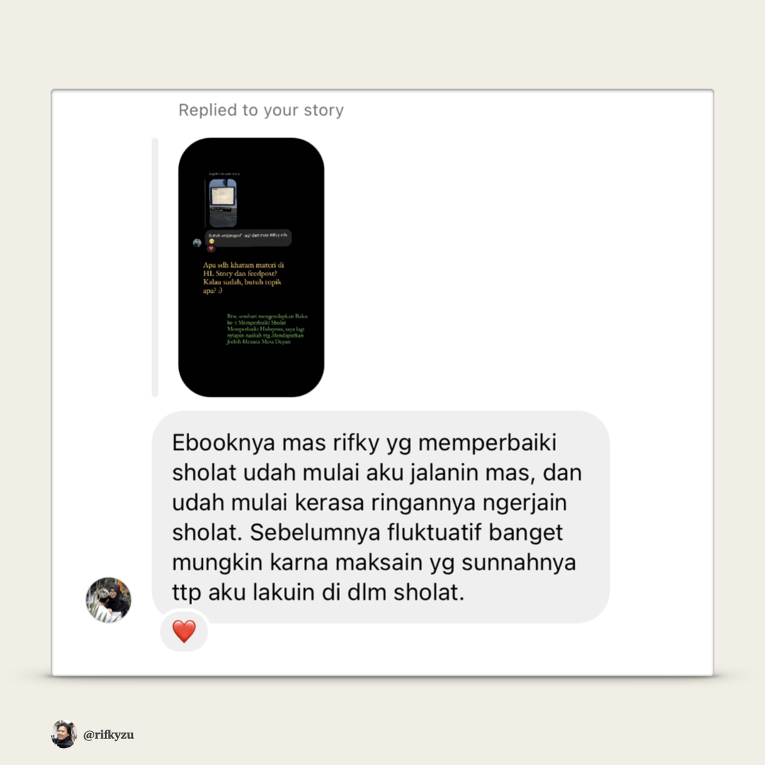 Memperbaiki Sholat Memperbaiki Hidupmu - Part 1 Entry Level (Ebook 30 halaman)