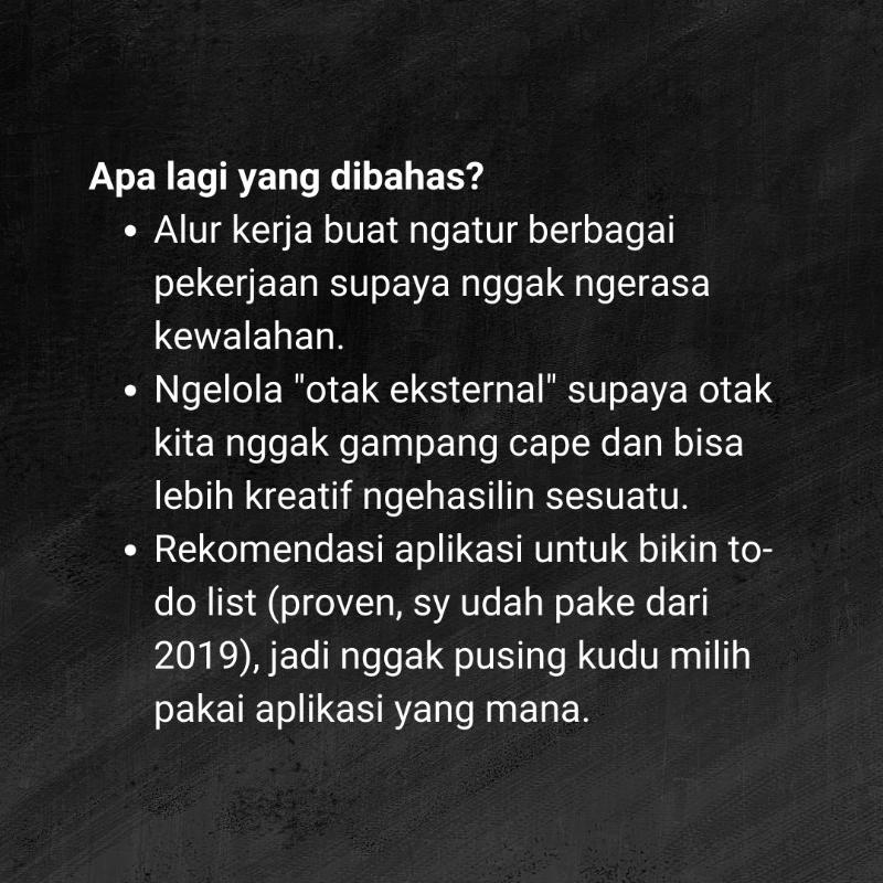 Kelas Instan To-Do List Mastery