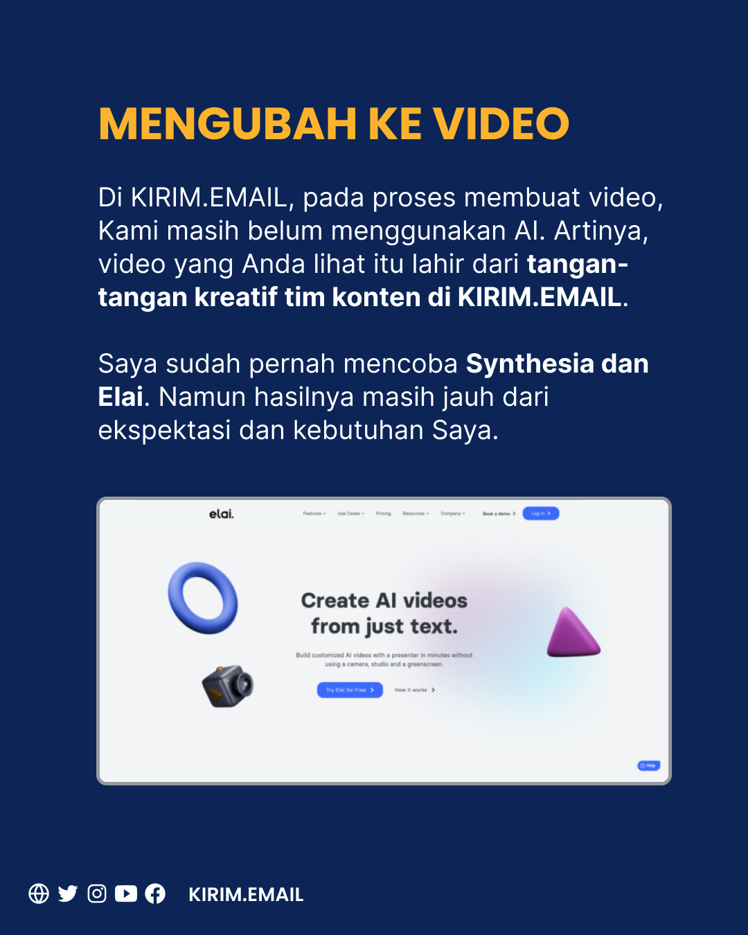 Bagaimana Kami Menggunakan AI Di KIRIM.EMAIL